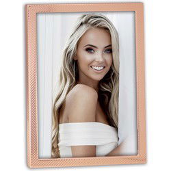 Zepp Fotolijst - metaal - koperkleurig - voor foto van 15 x 20 cm - Fotolijsten
