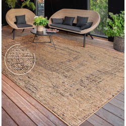 Binnen en Buitenkleed - Aamber - Naturel / Beige - 200x280 cm