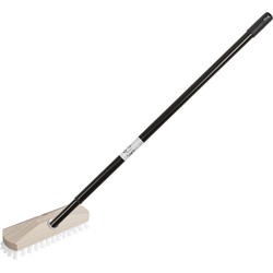 Schrobber - met telescoopsteel - 80-130 cm - schrobborstel - schoonmaakborstel - Schrobborstels