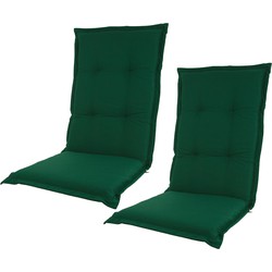 2 stuks Kopu® Prisma  Forest Green Tuinkussen Hoge Rug - Groen