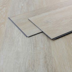 ML-Design Deluxe PVC vloeren, Click Vinyl planken, vinyl vloeren, 122cm x 18cm x 4,2mm, dikte 4,2mm, 7,7m²/35 planken, Afterglow Eik, Bruin, houtlook, antislip, waterbestendig, eenvoudige installatie