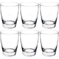 Tumbler waterglazen - 6x - transparant - 280 ml - drinkglazen - Drinkglazen