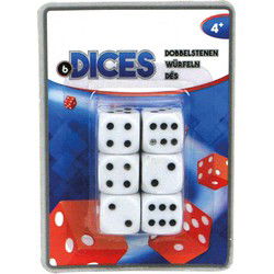 Dobbelset Dobbelstenen 6 Stuks