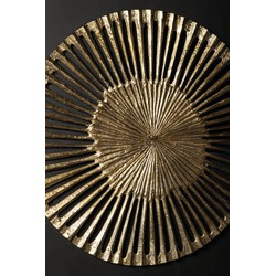 PTMD Wandpaneel Marjun - 60x60x1 cm - Aluminium - Goud