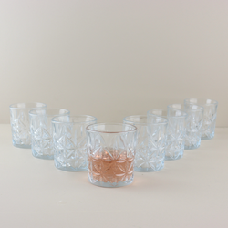 OTIX Whiskey Glazen - Set van 8 - Kristal - Stijlvol - 230 ml - Dik glas - Stevig - Sierlijk