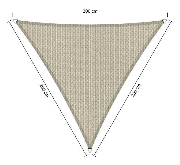 Shadow Comfort driehoek 2x2x2m Sahara Sand - 