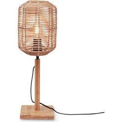 Tafellamp Tanami - Bamboe/Rotan - Ø18cm