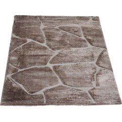 Vloerkleed Macy Bruin 240 x 340 cm