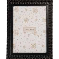 Clayre & Eef Fotolijst 13x18 cm Zwart Houtproduct