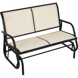 4goodz Tuinbank Schommelbank 2-Zits - max. 200 kg - Beige