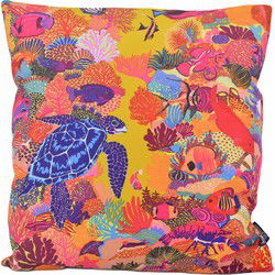 Sierkussen Turtle Ocean | 45 x 45 cm | Katoen/Polyester