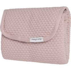 Baby's Only Gebreid verschoonmatje Sky - Verschoningsmatje voor onderweg - Oud Roze