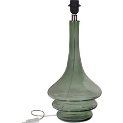 BePureHome Straw Tafellamp Voet - Glas - Olive Green - 52x22x22