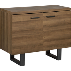TIMBER  - Sideboard - Donkere houtkleur - MDF