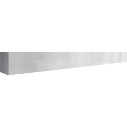 Meubella - TV-Meubel Flame - Wit - 320 cm