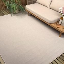 Buitenkleed Tone wit/naturel - Interieur05 Wit,Naturel,Grijs - Polypropyleen - 200 x 290 cm - (L)