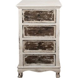 Clayre & Eef Dressoir Beige Hout