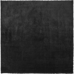EVREN  - Shaggy vloerkleed - Zwart - 200 x 200 cm - Polyester