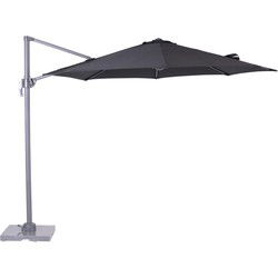 Hawaii parasol S - Ø300 cm - carbon black - zwart