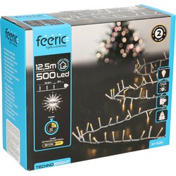 Feeric lights clusterverlichting - warm wit - 500 leds - 12 mtr - Kerstverlichting kerstboom