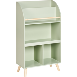 Beliani LILOET - Boekenkast-Groen-MDF