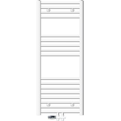 Badkamerradiator Sahara 500 x 1200 mm wit recht + middenaansluiting