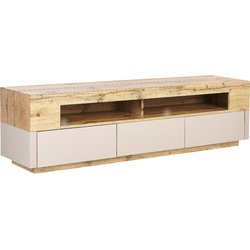 Beliani ANTONIO - TV-kast-Lichte houtkleur-MDF