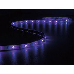 KIT MET MUZIEKGESTUURDE LED-STRIP, CONTROLLER EN VOEDING - RGB - 150 LEDs - 5 m - 12 VDC