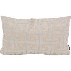 Taupe Coffee Chenille | 30 x 50 cm | Kussenhoes | Polyester