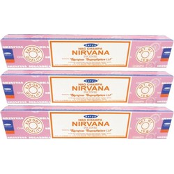 36 Nag Champa wierookstokjes Nirvana 15 gram - Wierookstokjes