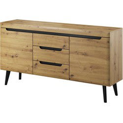 Meubella - Dressoir Nebraska - Eiken - 160 cm