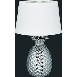 Moderne Tafellamp  Pineapple - Kunststof - Zilver