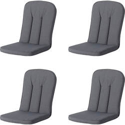 Madison -  Tuinkussen Carlo / Calvia Panama grey - Ca. 100x48 cm - Set van 4
