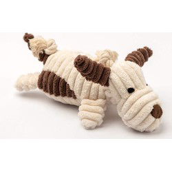 Textino RUFUS - huisdier speeltje 20 cm hond - beige - Textino