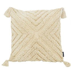Sierkussen June Boho Ecru | 45 x 45 cm | Katoen