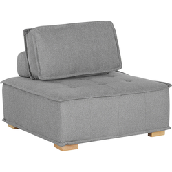 Beliani TIBRO - Modulaire Sofa-Grijs-Polyester