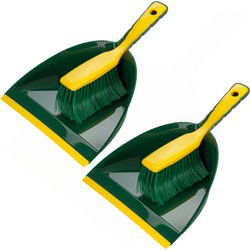 Buemag Stoffer en blik - 2x - klauwstoffer - voor buiten - 35 cm - Stoffer en blik