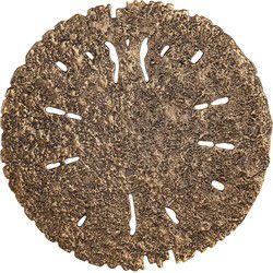 PTMD Wandpaneel Sandee - 61x1x61 cm - Aluminium - Goud