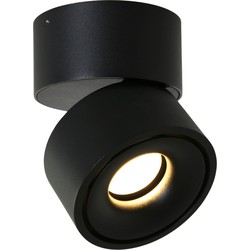 Mexlite spots Fez black - zwart - metaal - 7,8 cm - ingebouwde LED-module - 2673ZW