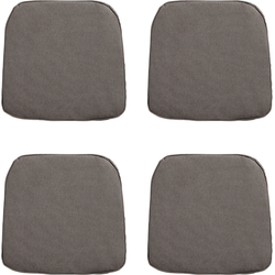 Madison -  Zitkussen Wicker Oxford taupe - Ca. 48x48 cm - Set van 4