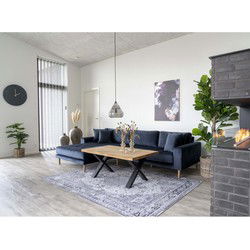 Salontafel 120cm - Naturel Eikenhout - Rechthoekig - Tafel Toulon