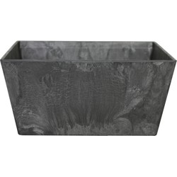 Steege Plantenbak - zwart - rechthoekig - 12 x 25 x 12 cm - Plantenbakken