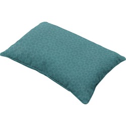 Madison - Sierkussen - Check sea blue - 50x30 - Blauw