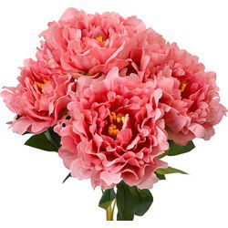 Clayre & Eef Kunstbloem 40 cm Roze Kunststof