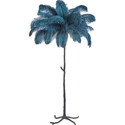 Light & Living - vloerlamp - Feather - blauw - kunststof - design lamp - E14 - 1860772