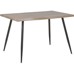 Beliani LUTON - Eettafel-Lichte houtkleur-MDF