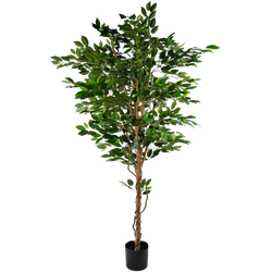 Hoyz Greenery - Kunstplant Ficus Groen 210 cm