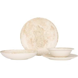 Bonna Serviesset (Medium) - Nacrous - 24 delig - 6 Personen - Porselein
