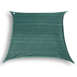 hanSe® Schaduwdoek Vierkant Waterdoorlatend 3x3 m Zonnedoek Groen