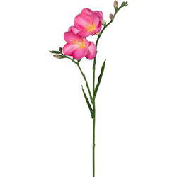 Freesiasteel l68 cm roze kunstbloem zijde nepbloem